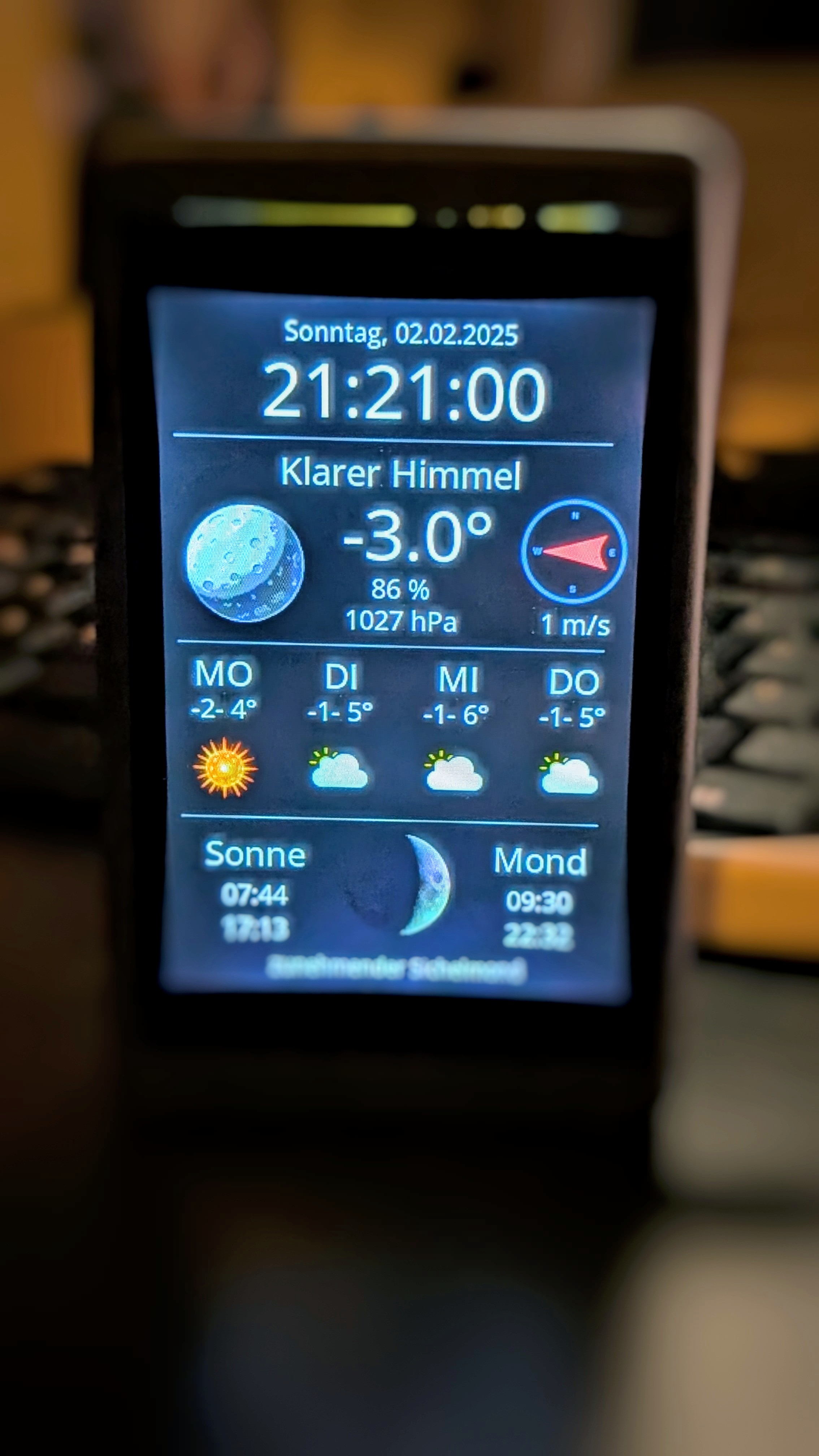 Color Kit Grande with sample application: weather station